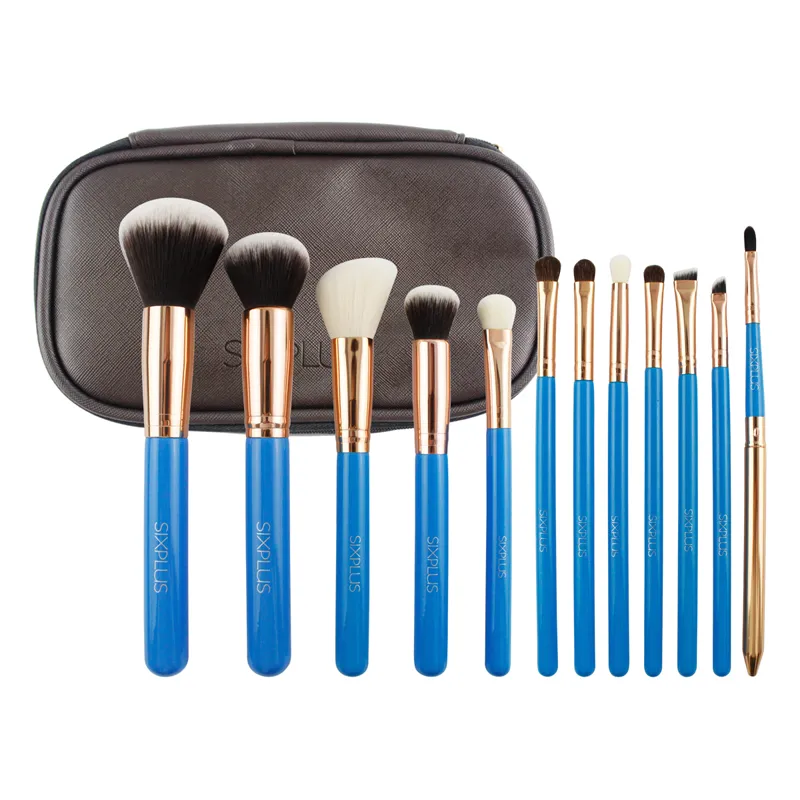 Essential Collection - 12 Pincéis Para Maquiagem - Sixplus