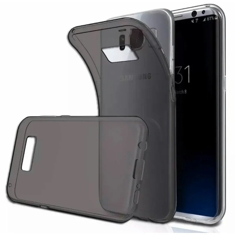 Capa Tpu Fumê Galaxy S8+ Plus Sm-g955 + Película De Vidro