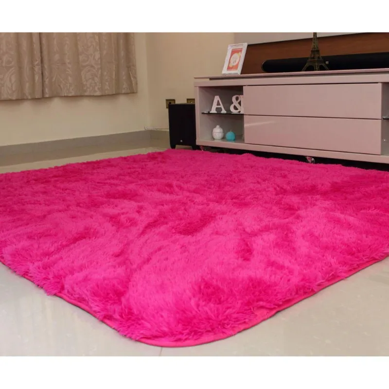 Tapete Shaggy Europa Rosa Pink 1,50mx2,00m