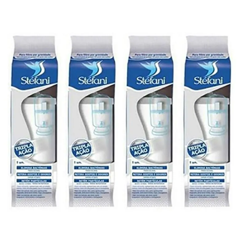 Vela para Filtro de Barro Tripla Ação - Kit 04 Velas