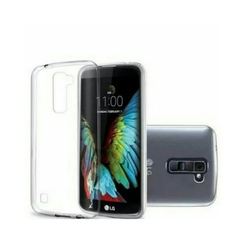 Capa Case Tpu Transparente Premium K10 Lg.+ Pelicula.