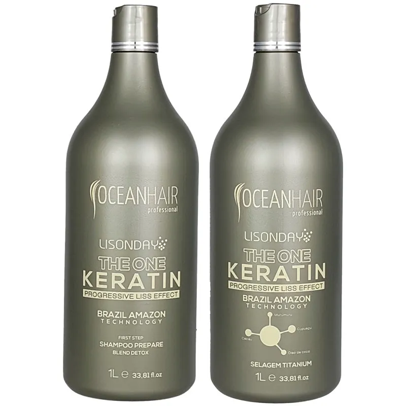 Progressiva Lisonday The One Keratin 2x1litro - Ocean Hair Progressiva Lisonday The One Keratin 2x1litro - Ocean Hair