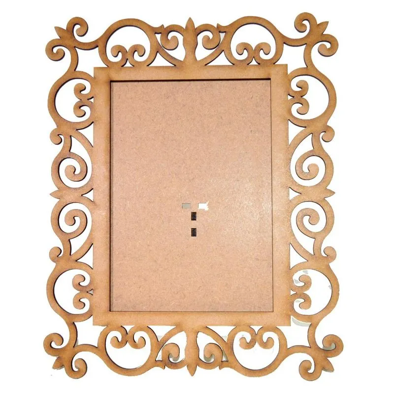 Porta Retrato Mdf 3mm Foto 10x15 Arabesco