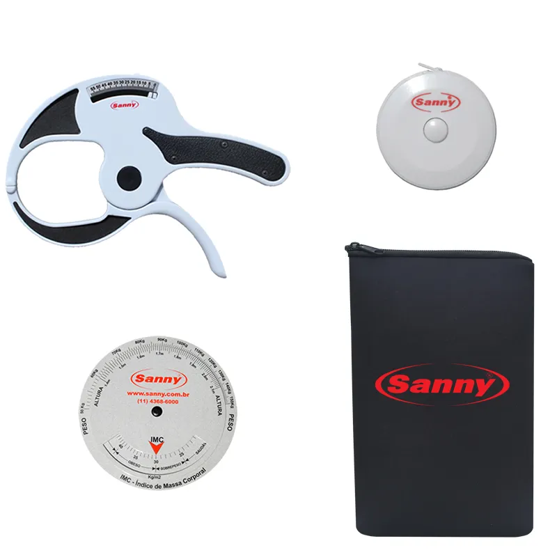 Combo Adipômetro Clínico Sanny Com Trena E Disco Imc