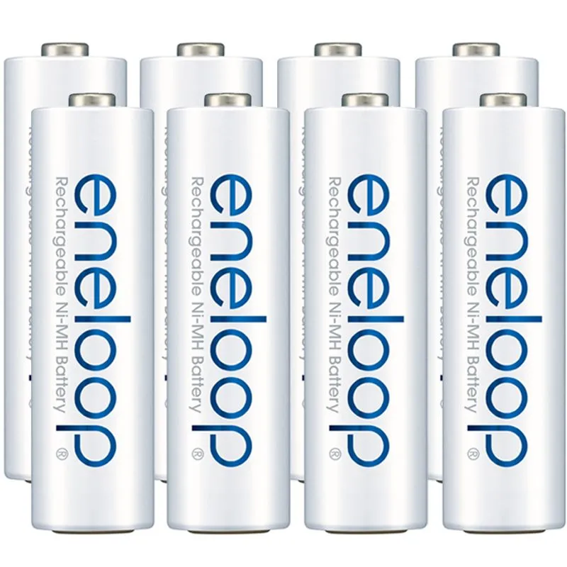 Kit C/ 8 Pilhas Aa Recarregáveis Panasonic Eneloop 2000mah