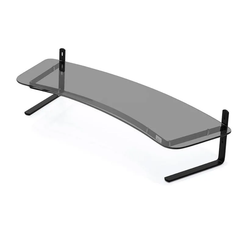 Suporte Para Monitor Duplo - Vidro Fumê