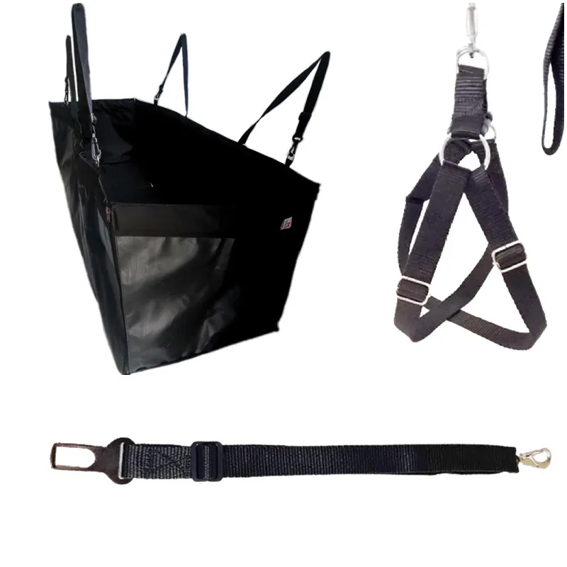 Kit Capa Pet Para Bancos De Carros - Cinto E Peitoral