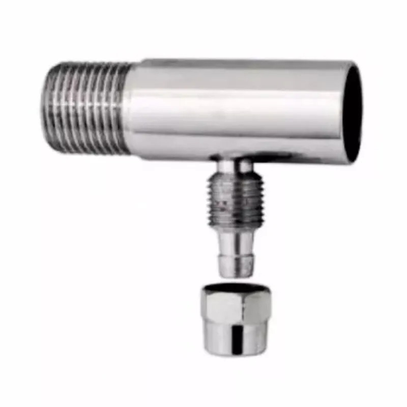 Nipe Adaptador Metal Filtro Purificador Rosca1/2 - Saída1/4