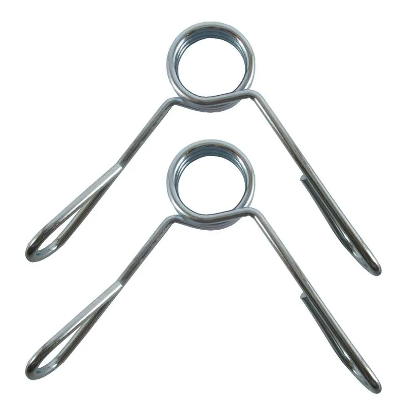 Presilha para barra musculação 3 voltas profissional - par
