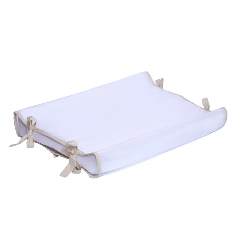 Trocador Americano Branco / Cáqui Bebê Enxovais