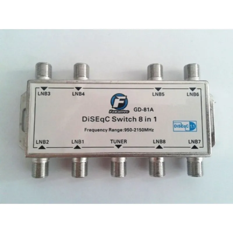 Chave Diseqc 8x1 Protocolo 1.1