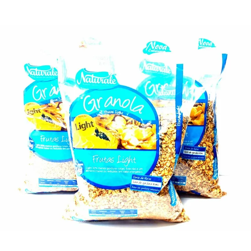 Kit 204kg Granola Frutas Light ideal para regimes Naturale