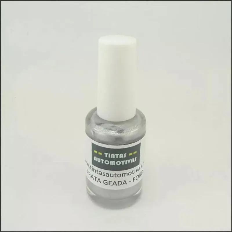 Tinta Tira Risco Ford Prata Geada + Verniz