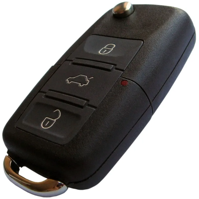 Carcaça da Chave Canivete Original 3 Botões Vw Golf Fox Bora