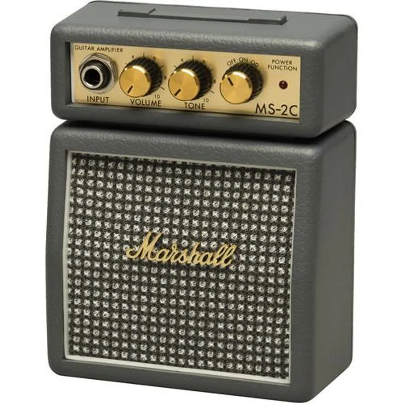 Mini Amplificador Para Guitarra Ms2c - Marshall Para Estudo