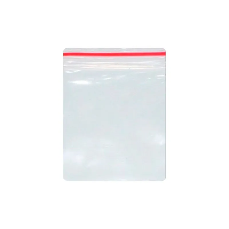 Saco Zip Lock - 8cm X 24cm N13- Pacote Com 100 Unidades