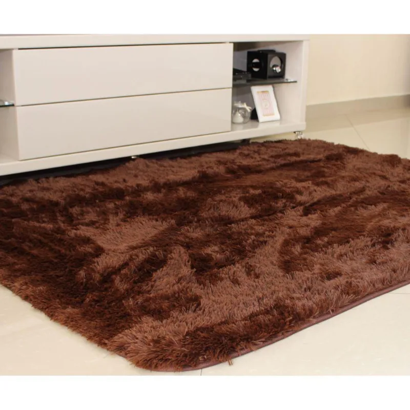 Tapete Shaggy Europa Marrom Chocolate 2,00mx3,00m