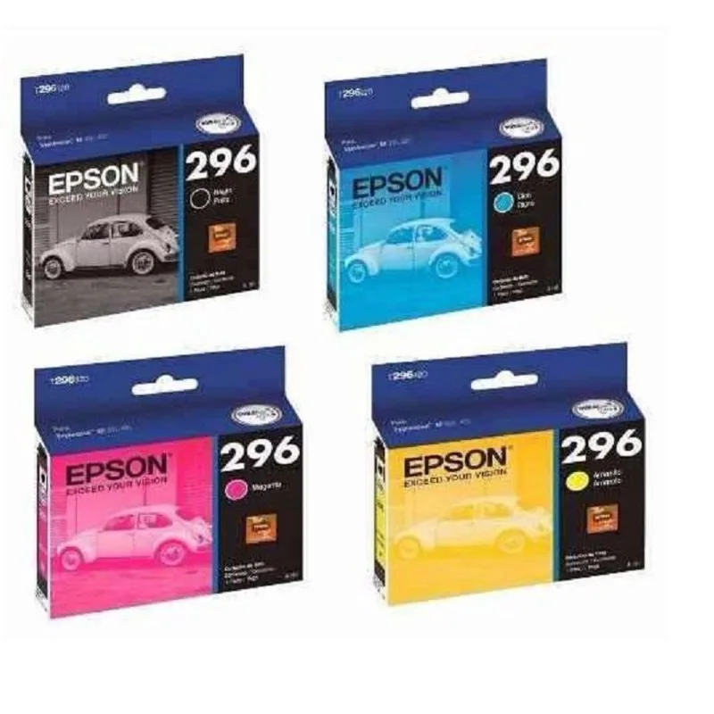 Kit 4 Cartuchos Originais Epson Para 296 Xp 231 Xp 431 T296