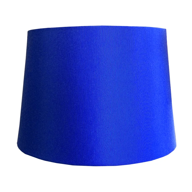 Cúpula Para Abajur Modelo Cônica Tecido Azul