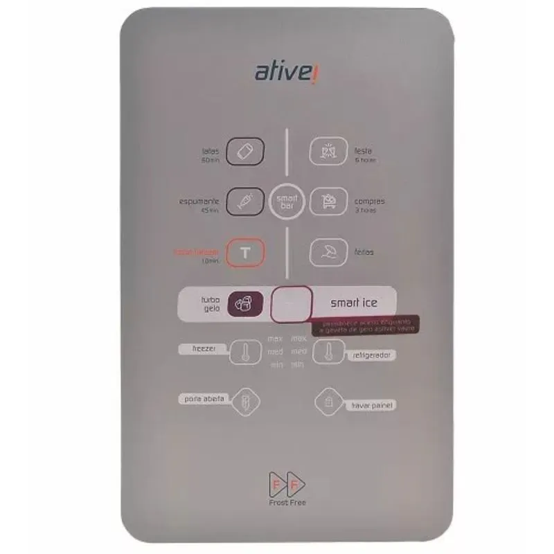 Placa E Painel De Interface Geladeira Brastemp W10406733