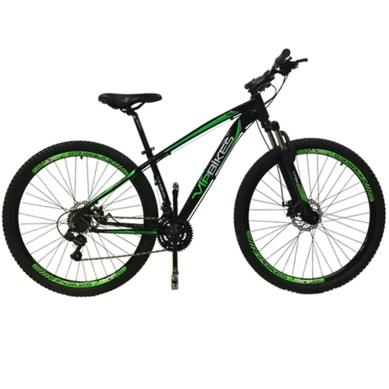 Bicicleta Aro 29 Mountain Bike 21v 2018 Preta/verde