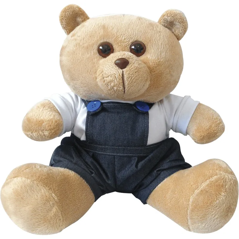 Urso Colegial Em Pelúcia Para Meninos 16cm