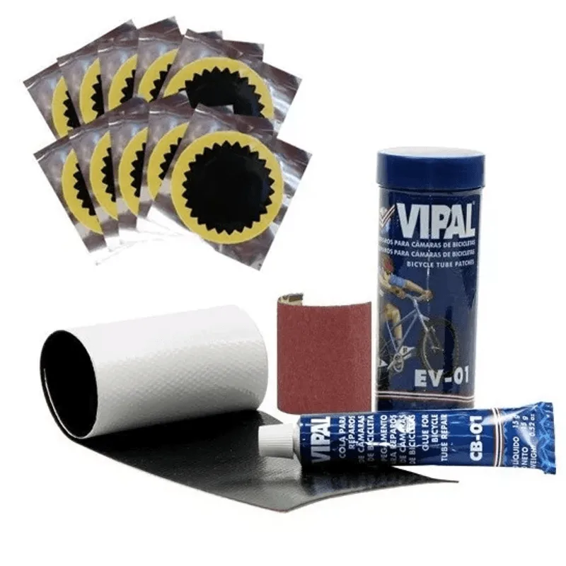 Remendo Reparo Kit P/ Camara Ar Bicileta Bike Moto