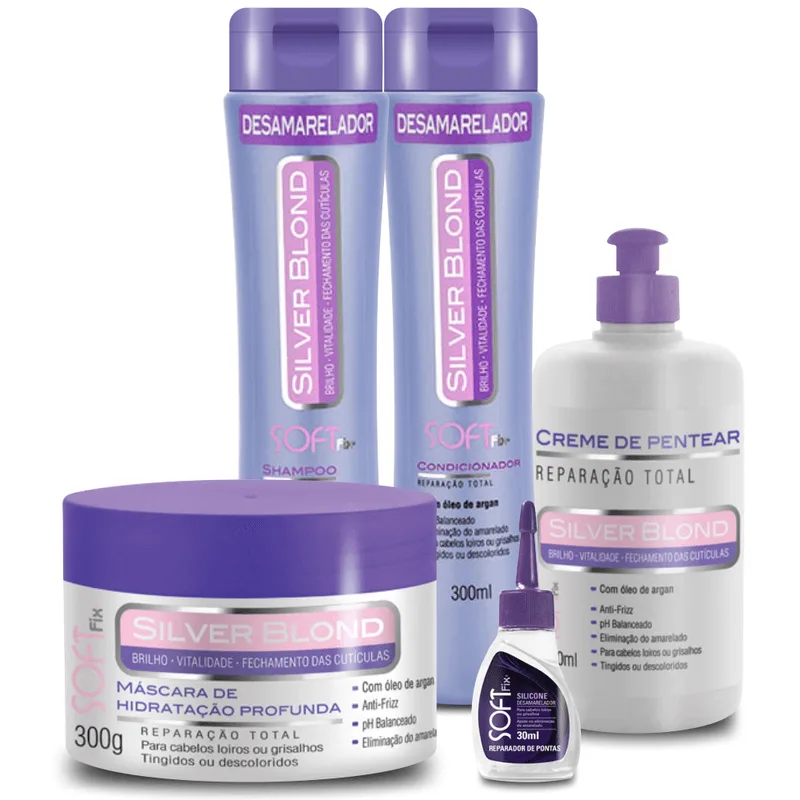 Kit Matizador Completo Loiro Platinado Blond Platinum