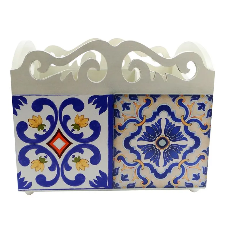 Porta Talheres Azulejo Português