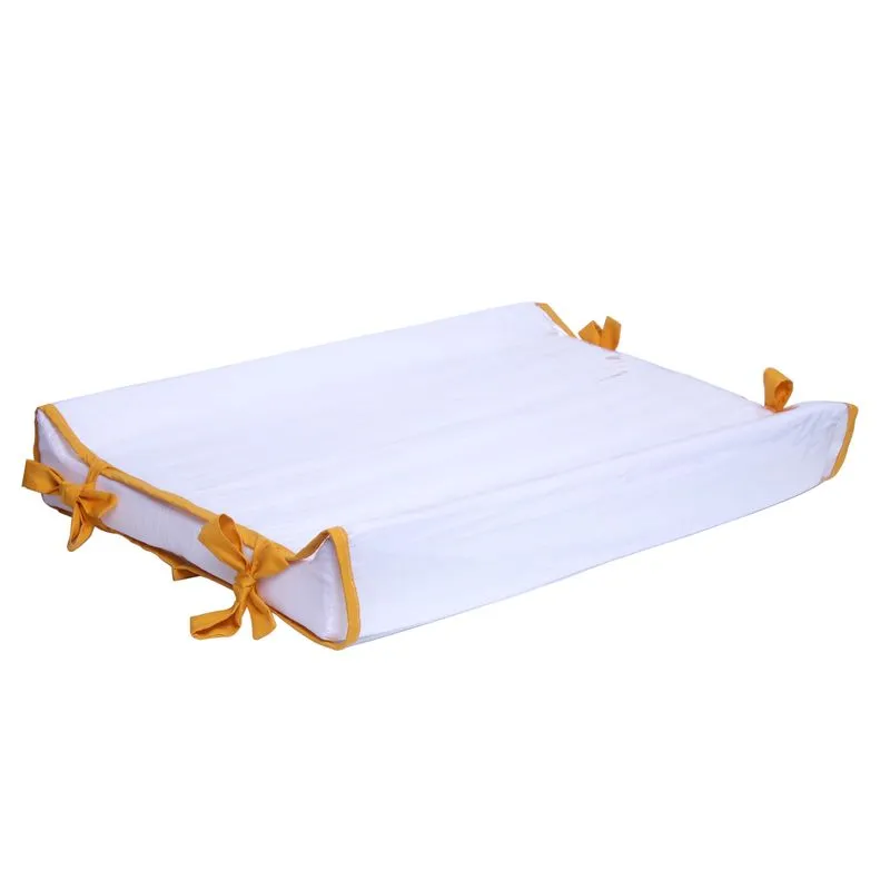 Trocador Americano Branco / Amarelo Bebê Enxovais