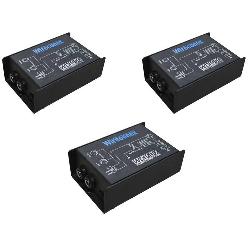 Kit 3 Direct Box Wireconex Wdi600