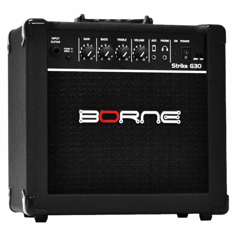 Amplificador Para Guitarra Borne Strike G30 Bk