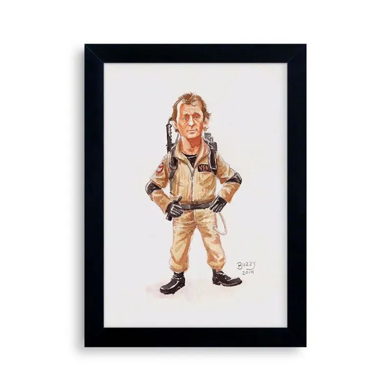 Quadro Bill Murray Ghost Busters 33x24x01cm Desenquadra