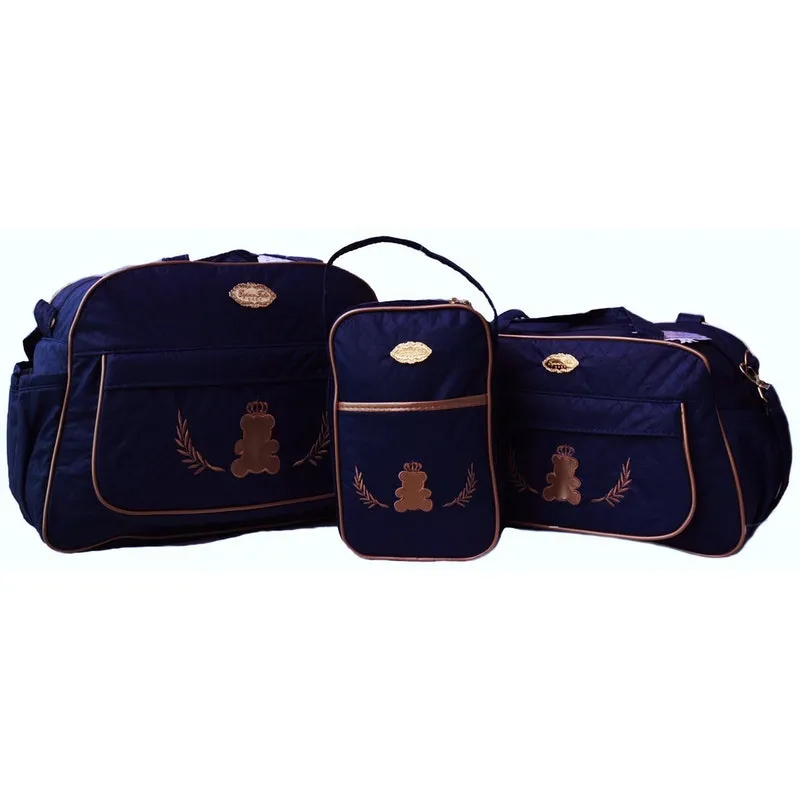Kit Mala Bebe Maternidade Menino Azul Marinho 40ol02