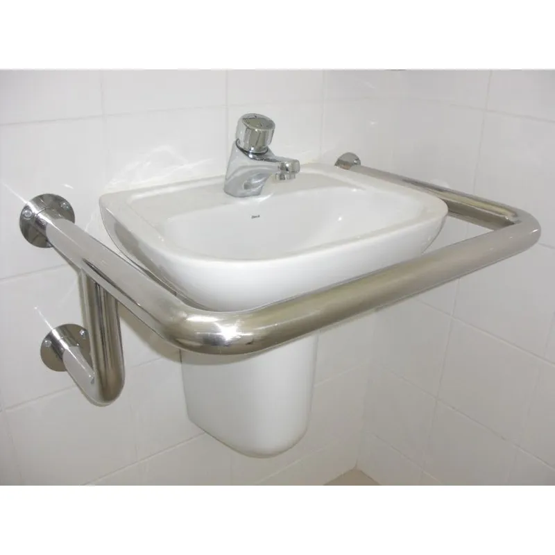 Barra de Apoio em Aço Inox para lavatório