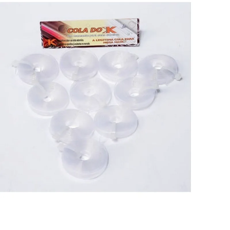 10 Rolos Cola Italiana De Queratina Para Mega Hair Incolor