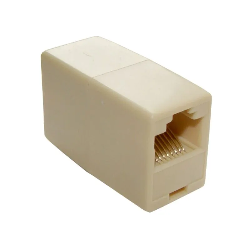 100 Emenda Conector P/rj45 Fêmeaxfêmea Cabo Rede Em45m