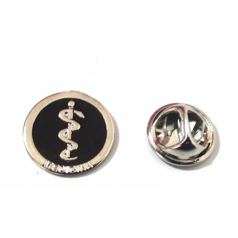 Broche Medicina Médica Folheado Níquel