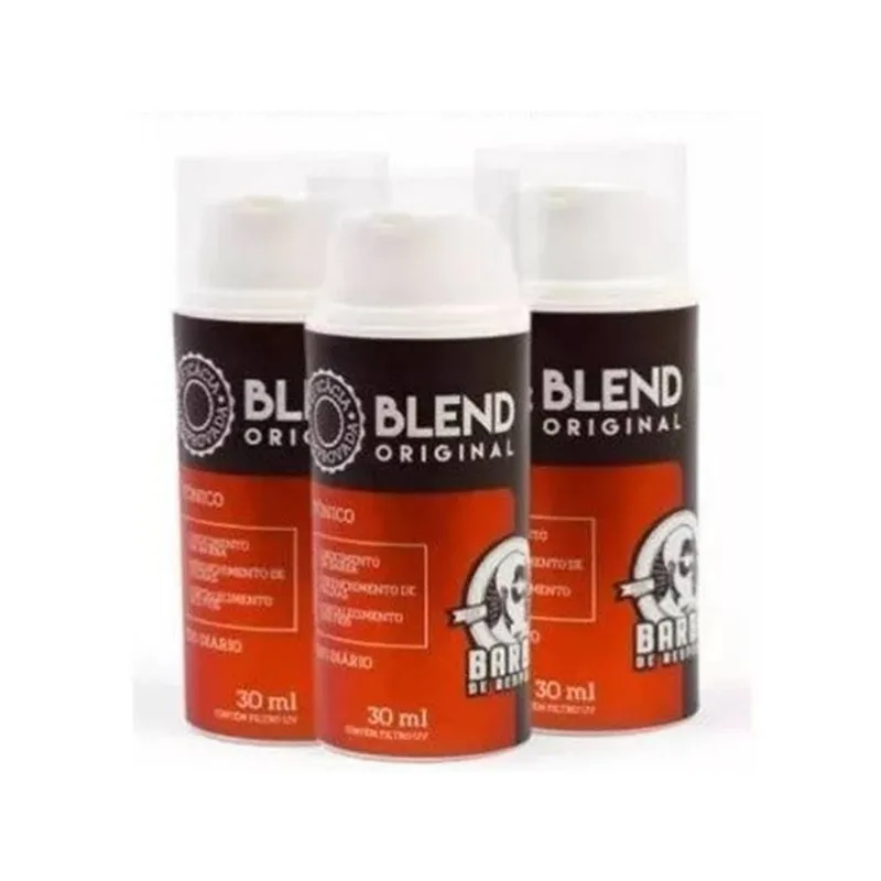 Kit 03 Und. Blend Barba De Respeito 30ml 3 Meses Trat