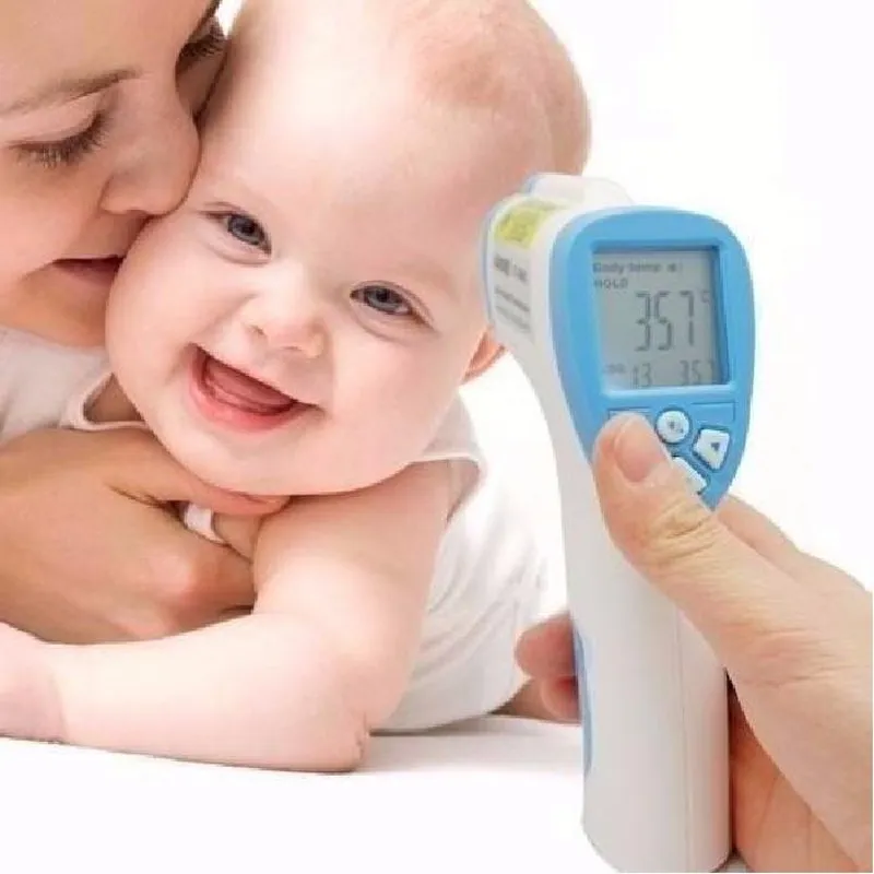 Termometro Digital Laser Infantil De Testa Ouvido Febre