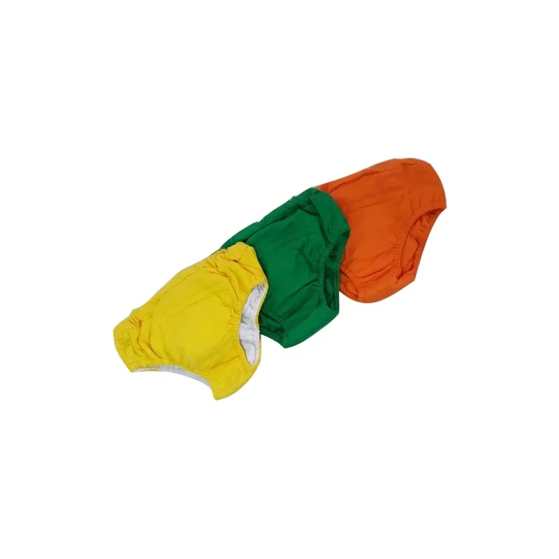Kit com 3 calcinha para desfralde coloridas e piscina GG