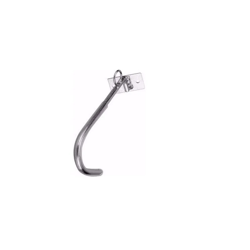 Kit De 3 Suportes De Teto E Parede Gancho Galvanizado