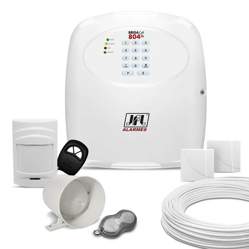 Kit Alarme Sem Fio Monitorável Via Celular Hsm Jfl
