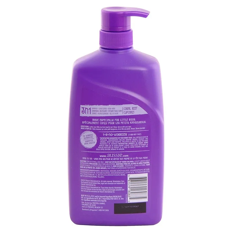 Aussie Kids Dora 3 Em 1 865ml