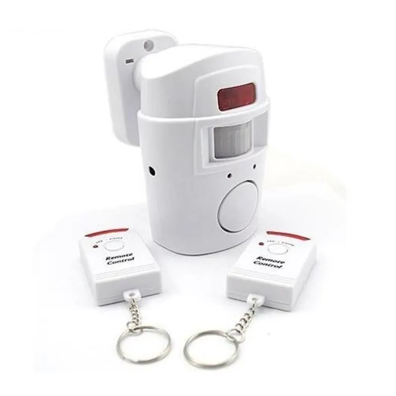 Alarme Sensor De Presença Infravermelho Sem Fio 2 Controles