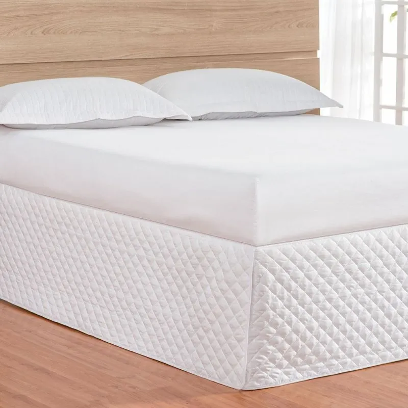 Saia Para Cama Box Casal King Matelassada