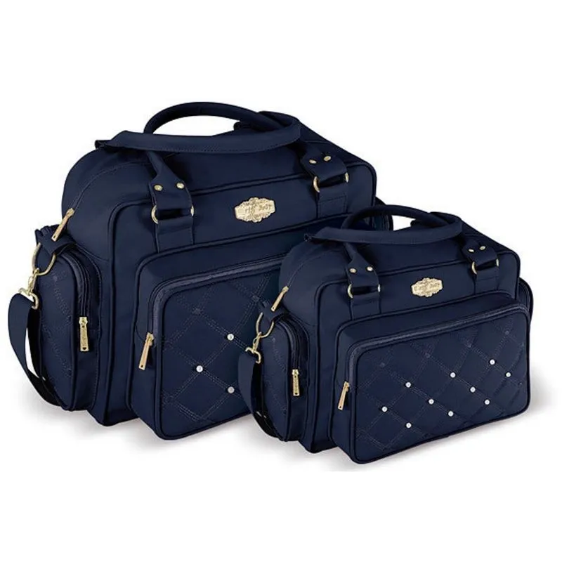 Kit Mala Bebê Maternidade Azul Marinho Menino 20ol12