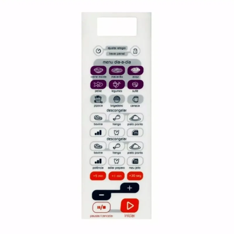 Membrana Teclado Microondas Brastemp Bms45 Bms 45 Active