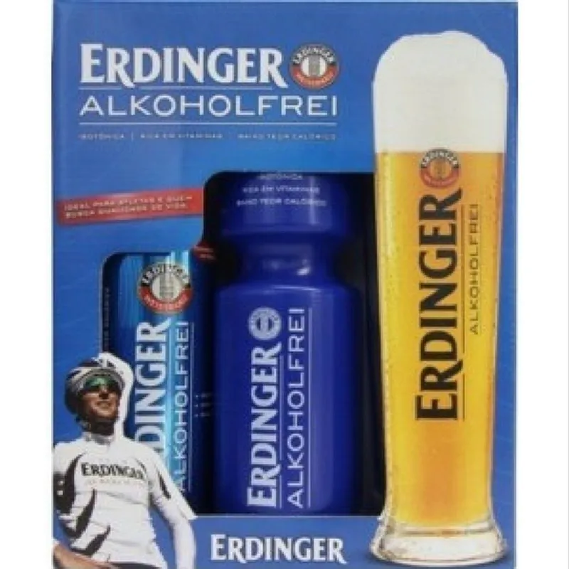 Kit Cerveja Erdinger Sport 500 ml