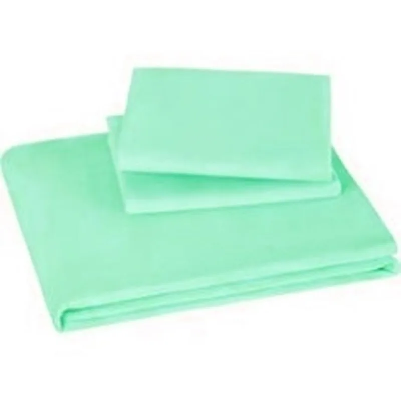 Kit Jogo Lençol 3 Peças Casal Padrão 200 Fios Verde - Le